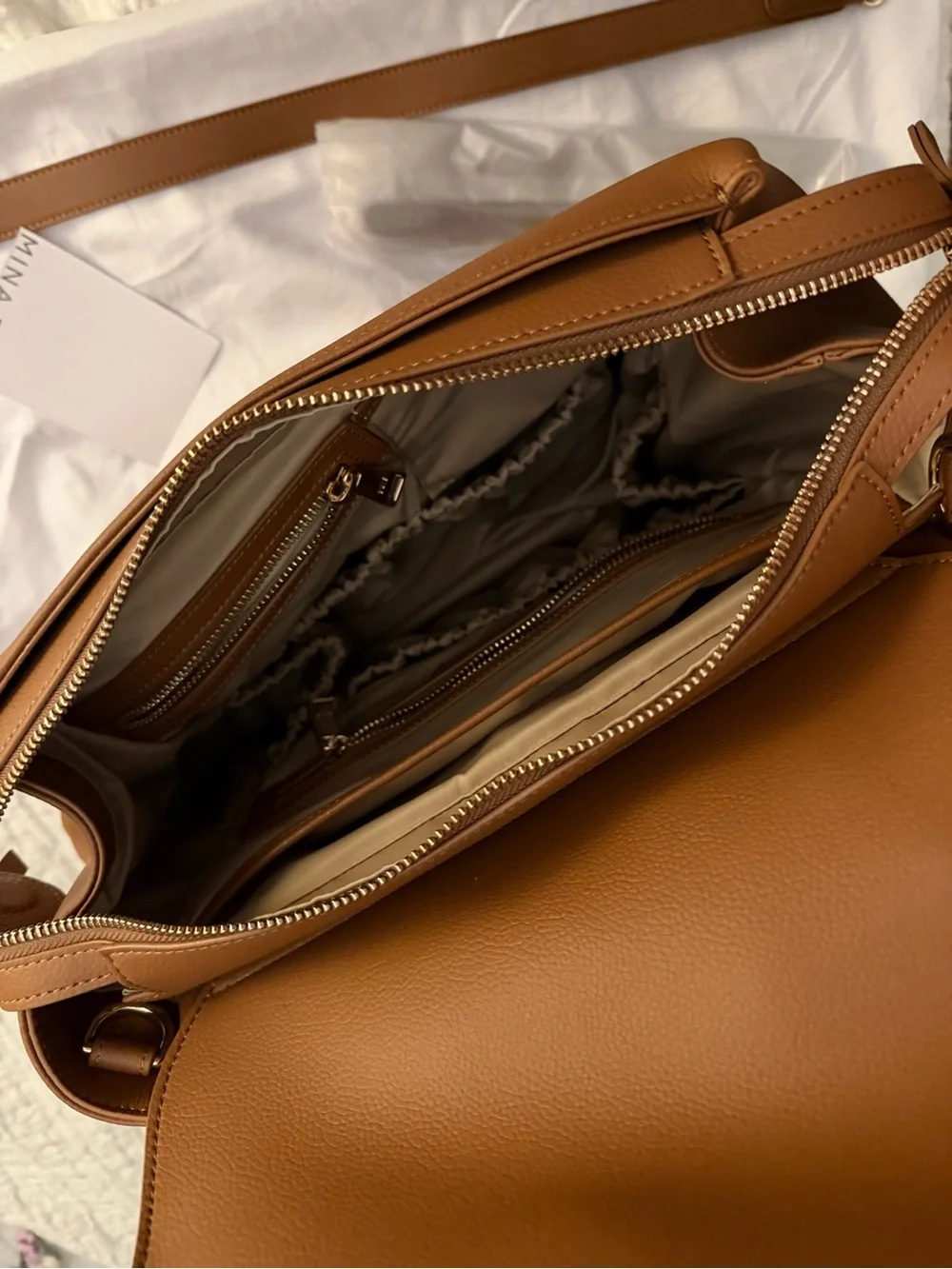 Mina Baie Kinny Brown BabyBag/Backpack